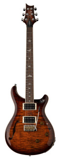 PRS SE Custom 24 Semi-Hollow Piezo Electric Guitar in Orange Tiger